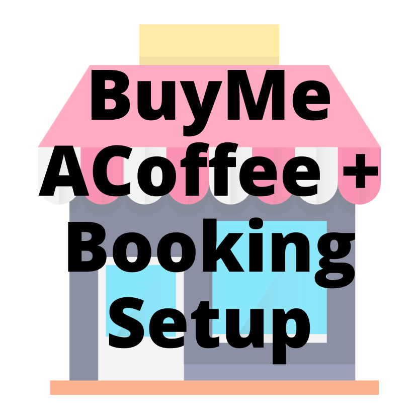 BuyMeACoffee and Booking Setup-image